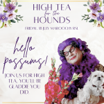 High Tea Dame Edna post